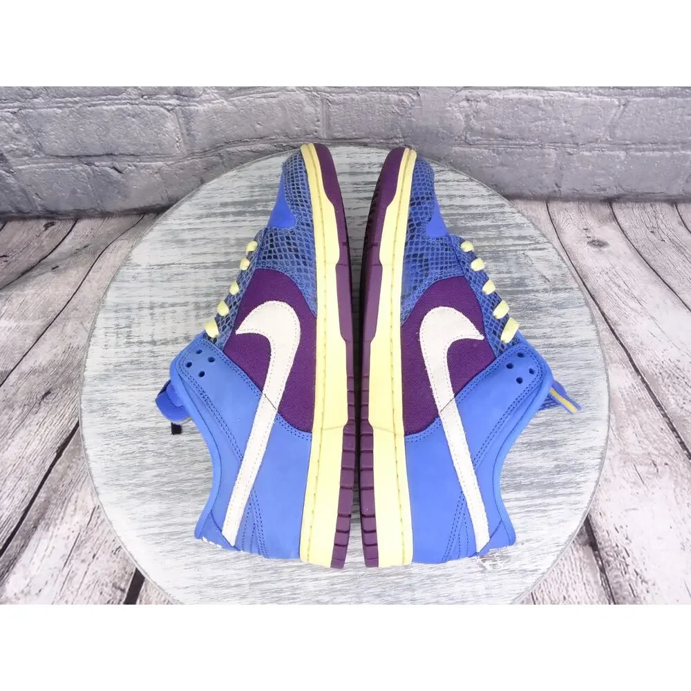 Nike Dunk Low SP Undefeated 5 Signal Blue/White-Night Purple Men 11.5 in Box - Picture 9 of 13